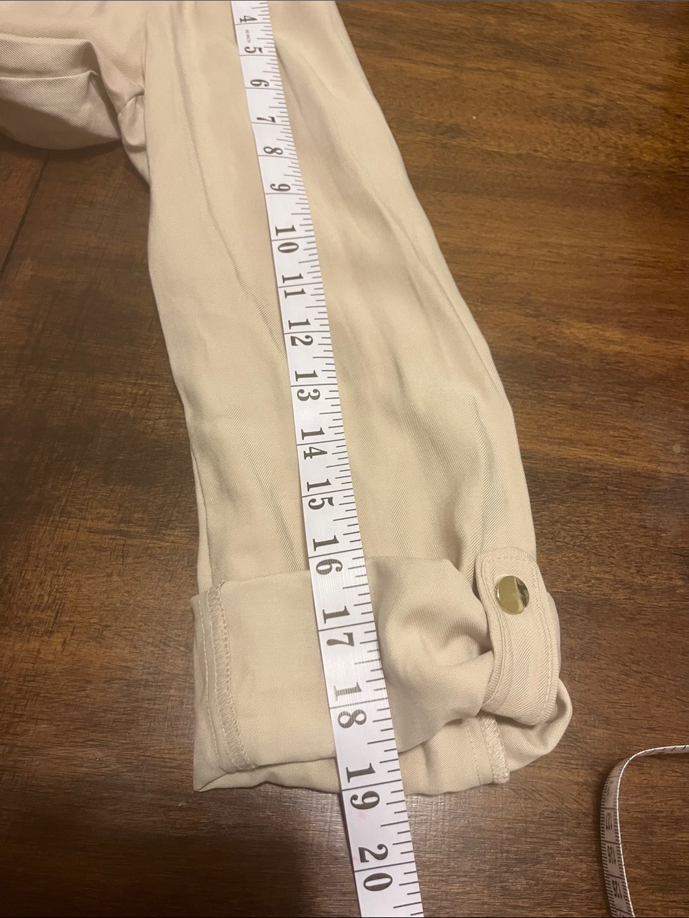 Zara Light Beige Zip-Front Drawstring Utility Jacket - Picture 14 of 14